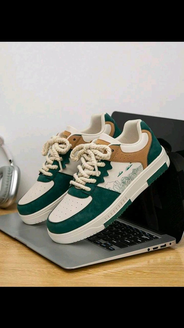 Men's Casual Lace-Up Shoes|Classic Design & Comfortable Fit for Everyday Wear